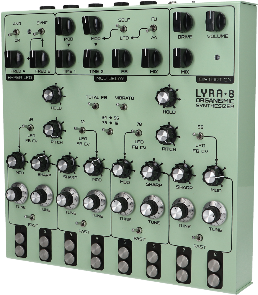 Lyra-8 Organismic Synthesizer Atom Heart Green by Soma Lab – Steep St.