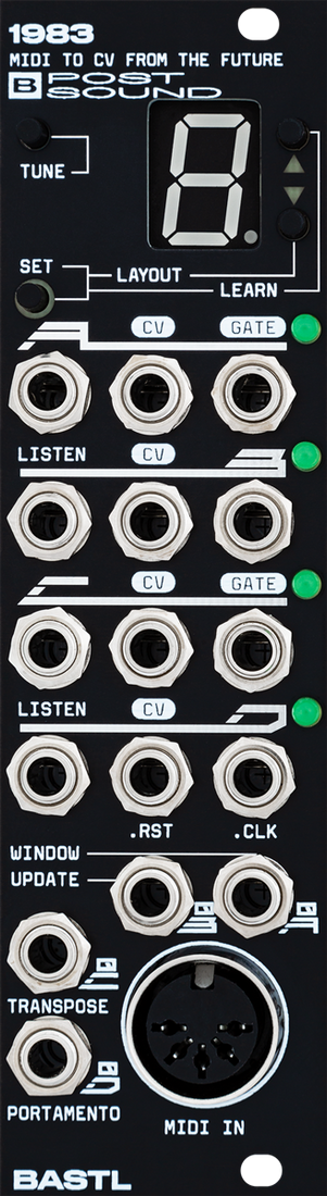 1983 Polyphonic MIDI to CV Interface