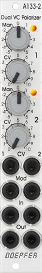 A-133-2 Dual Voltage Controlled VCA/Polarizer/Inverter/Ring Modulator